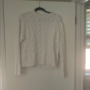 a new day Cream Cable Knit Sweater